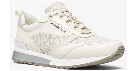 women's white michael kors trainers